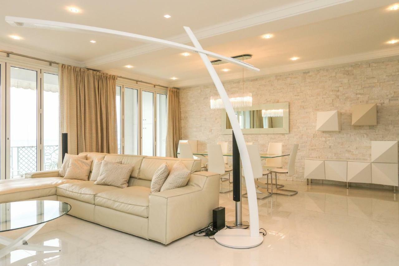 Seafront Modern Apartment Nice Bagian luar foto